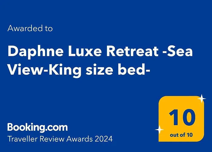 Daphne Luxe Retreat -Sea View-King Size Bed-